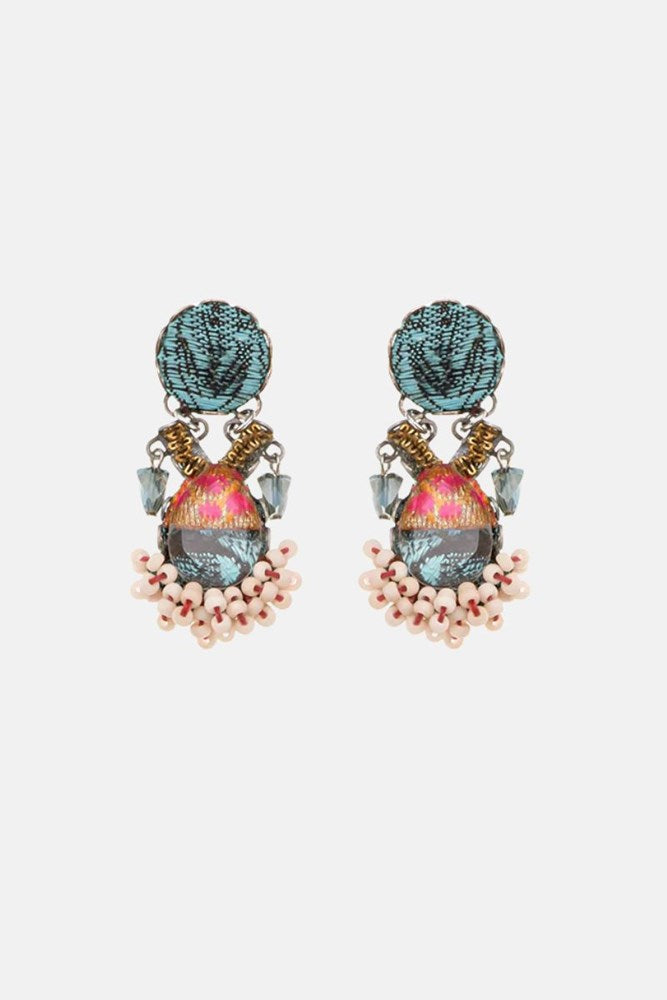 Light blue Summer Skies Handmade Earrings Moonlight by Ayala Bar