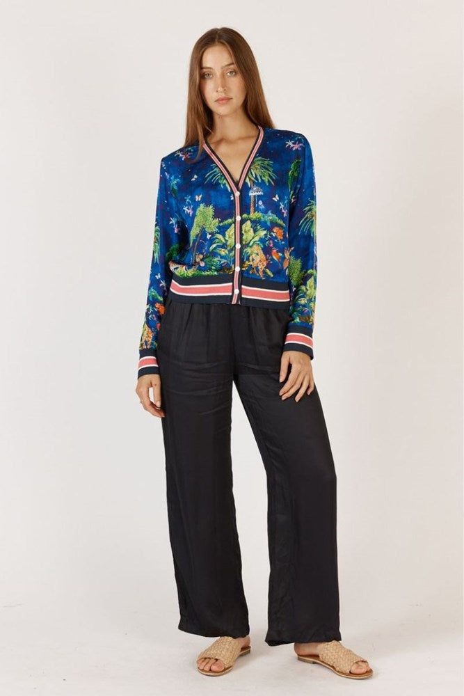 Shop Mataram Jacket Navy By Rubyyaya (Pre-Order) - Origen Imports