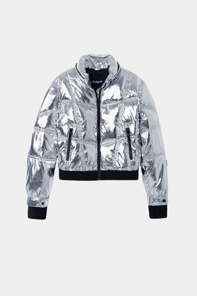 Desigual Jacket Silver