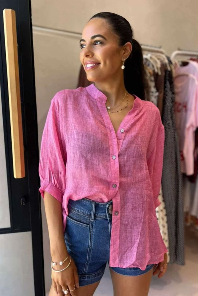 Mia Linen Shirt By Worthier