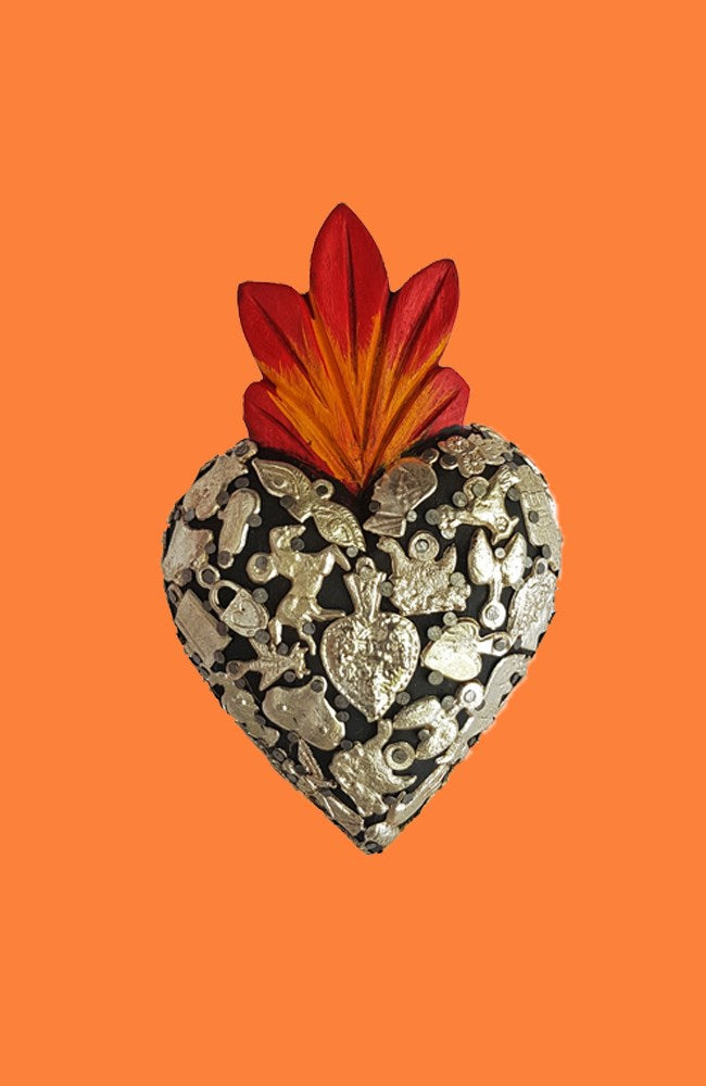 Mexican Milagro Heart - Small