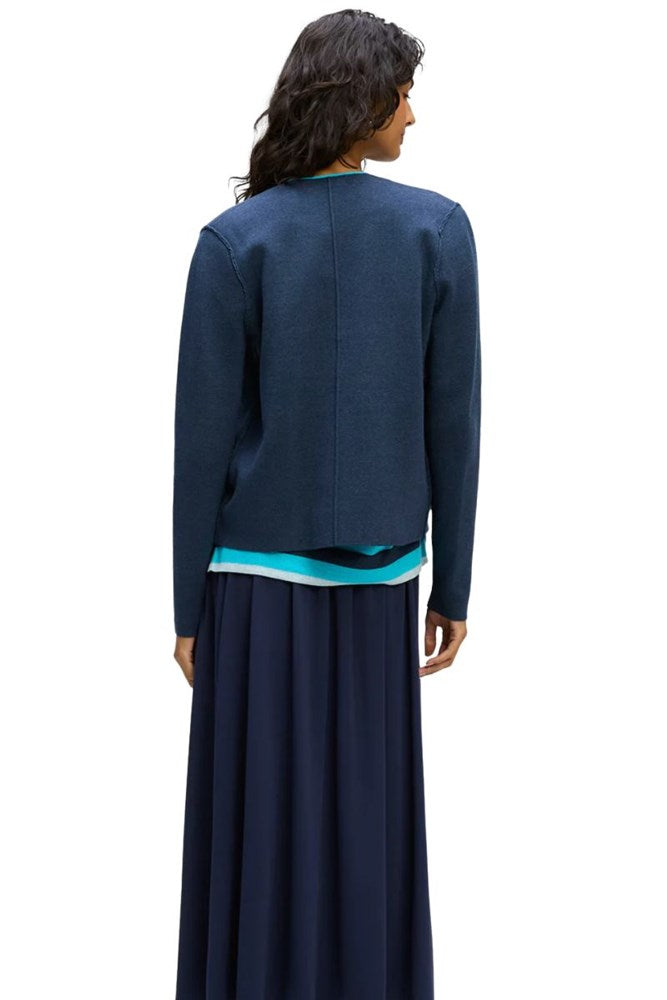 Dark Denim Collared Milano Jacket by LD & CO