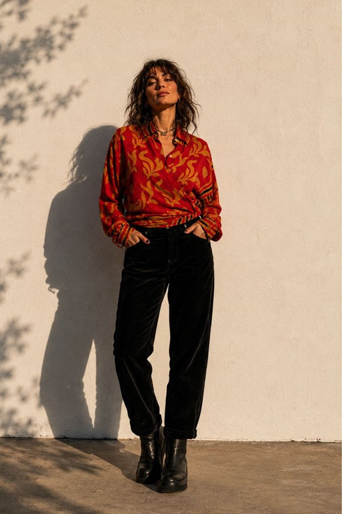 Mira Vintage Silk Shirt By Origen - Various Colours Available