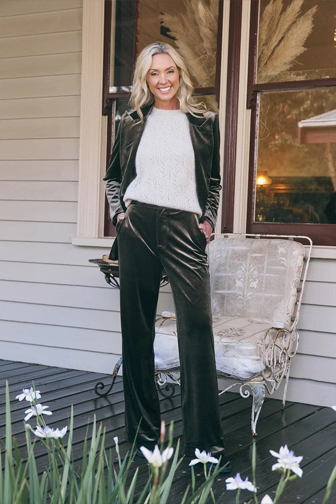 Mohair Pointelle Vest