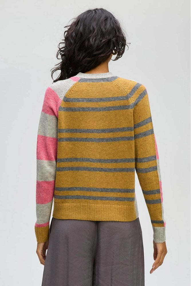 Marl Groove Stripe Cardi by LD & CO