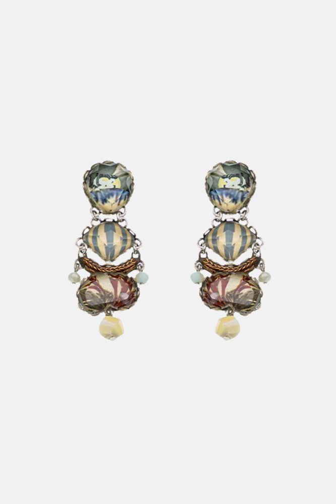 Neptune's Garden Casual Glass Earrings Kelp by Ayala Bar