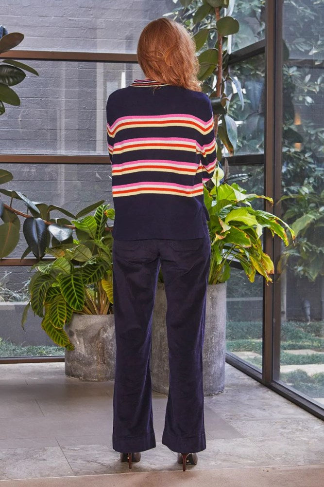 Hawley Navy Stripe Knit