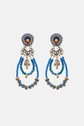 Blue Beaded Chike Earrings by Ayala Bar