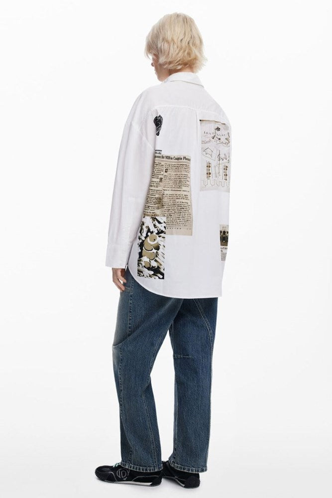 Oversized Shirt designed by Mr. Christian Lacroix by Desigual