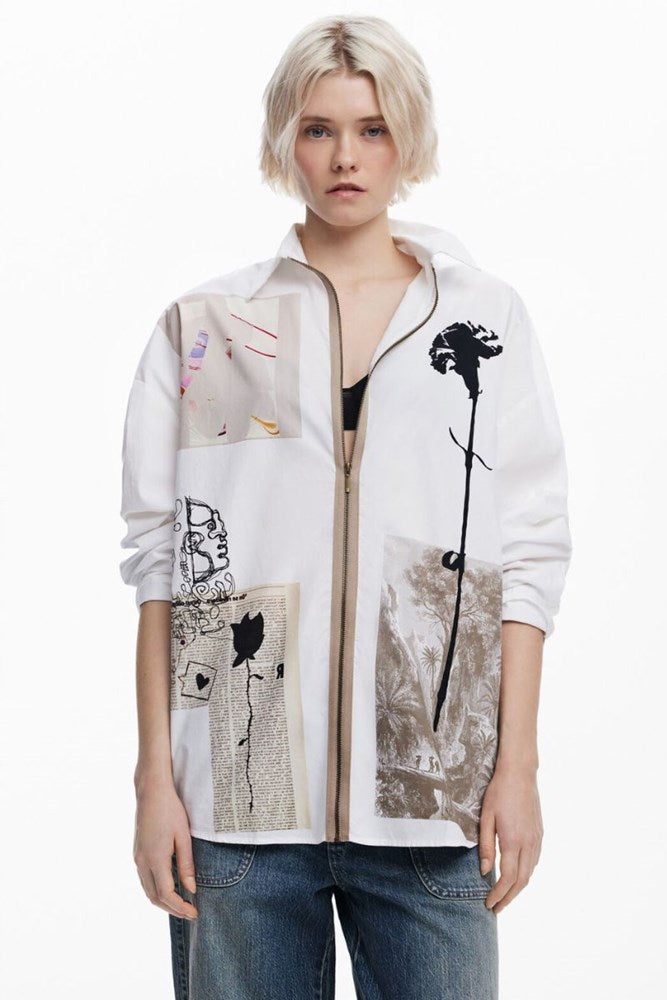 Oversized Shirt designed by Mr. Christian Lacroix by Desigual