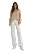 Sorella Lurex Knit Top - Gold