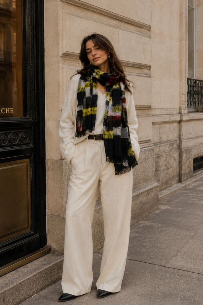 Perl Fine Wool Scarf