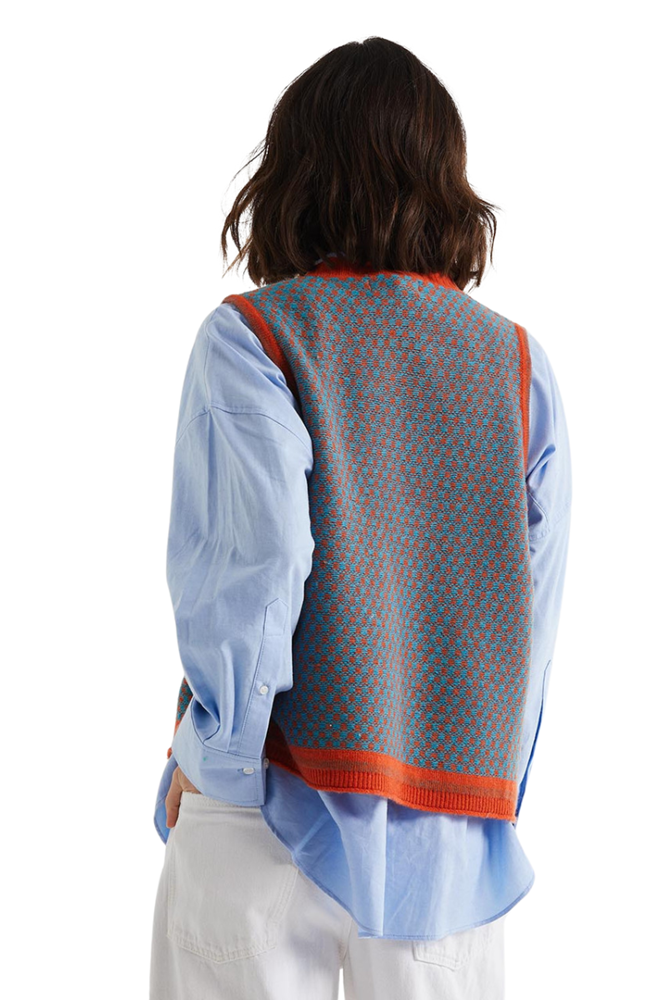 Shop Persimmon Lambswool Vest By LD & Co - Origen Imports