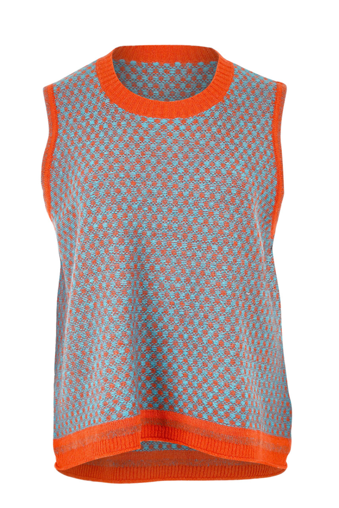 Shop Persimmon Lambswool Vest By LD & Co - Origen Imports