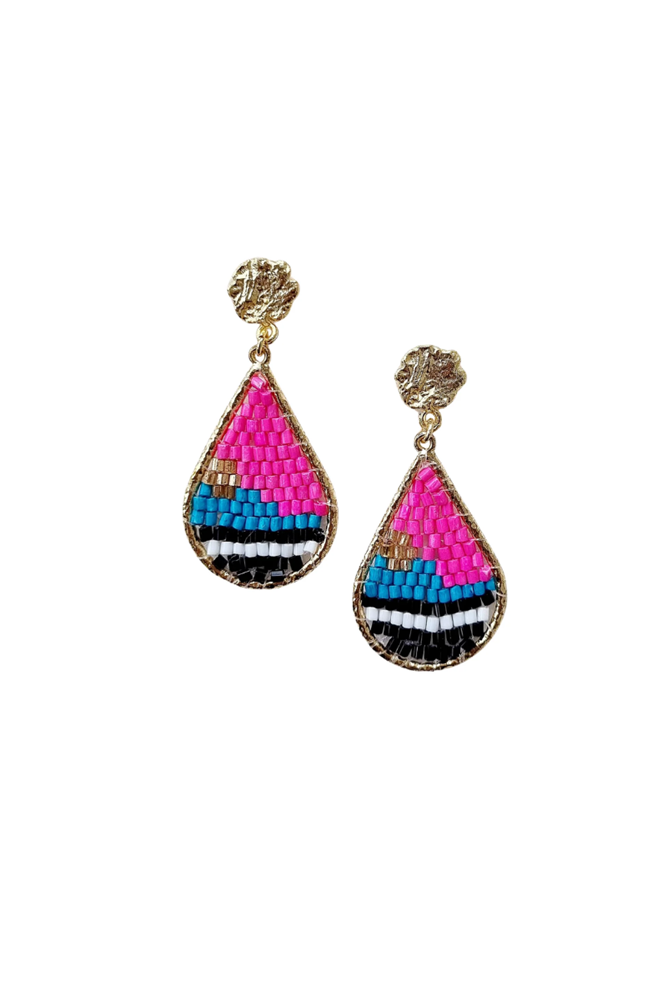 Shop Multi Drop Beaded Earring - Origen Imports