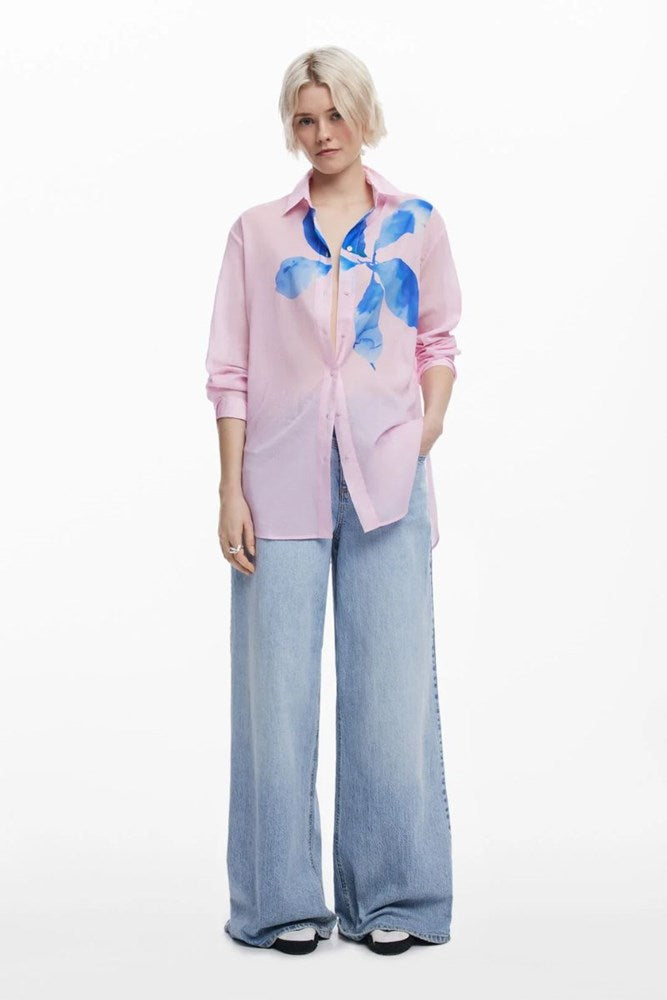 Pink Shirt designed by Mr. Christian Lacroix by Desigual