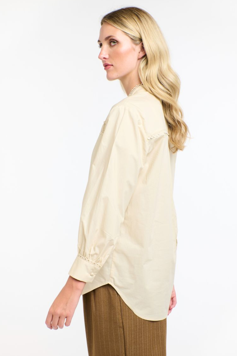 Shop Poet Beige Cotton Shirt by 365 Days - Origen Imports
