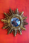 Shop Retro Sunburst Mirror - Origen Imports