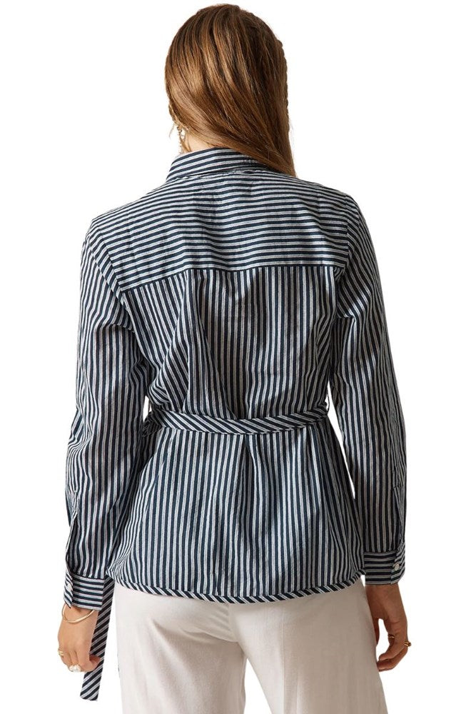 Navy Countryside Rose Top by Rubyyaya