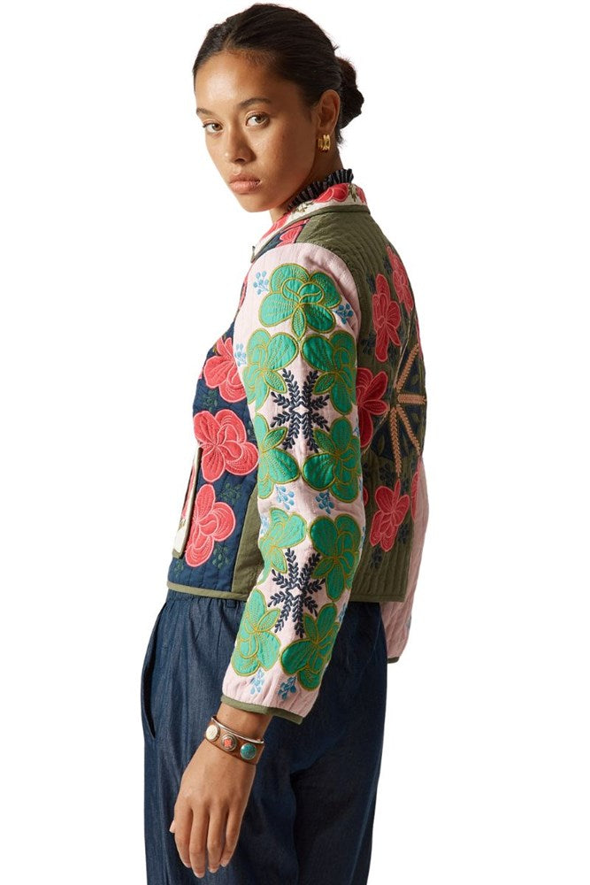Folklore Jacket by Rubyyaya - Multi Print