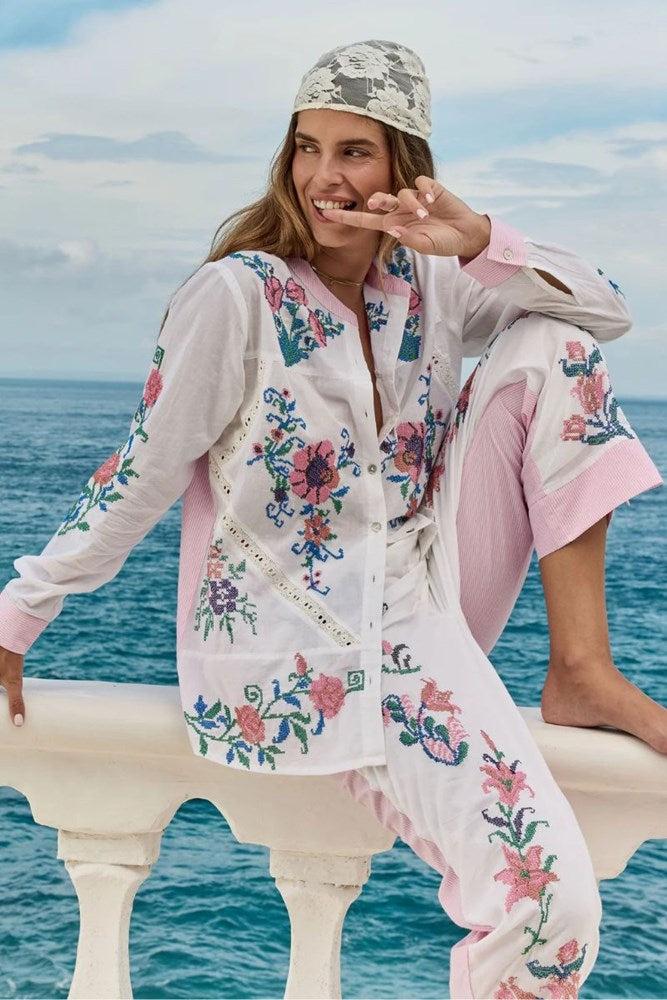 Rubyyaya Lara Shirt Pink