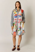 Rubyyaya Sicily Shirt Dress – Mediterranean Print