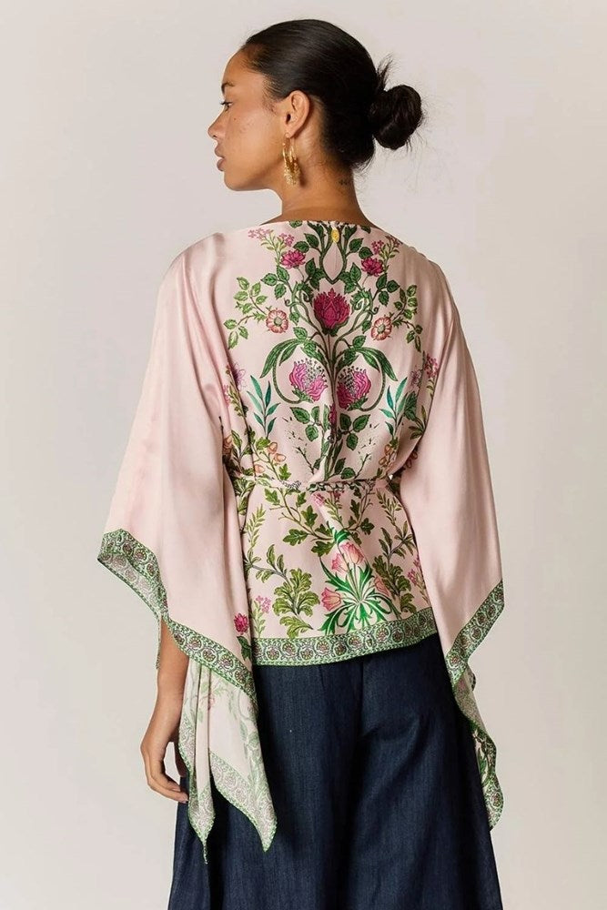 Rubyyaya Tatiana Poncho - Pink