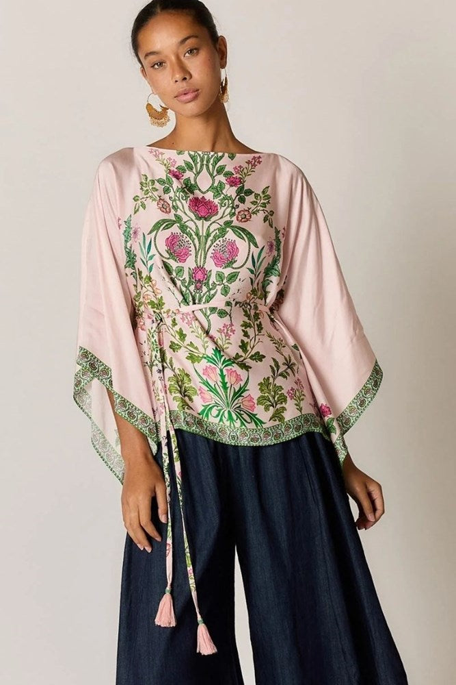 Rubyyaya Tatiana Poncho - Pink