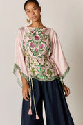 Rubyyaya Tatiana Poncho - Pink