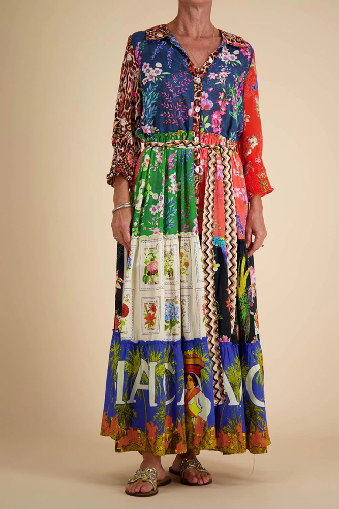 Jamaica Patchwork Dress By Rubyyaya