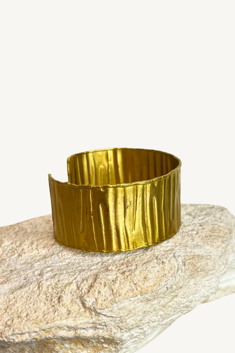 Shop Sculptural Gold Cuff Bracelet By Origen - Origen Imports