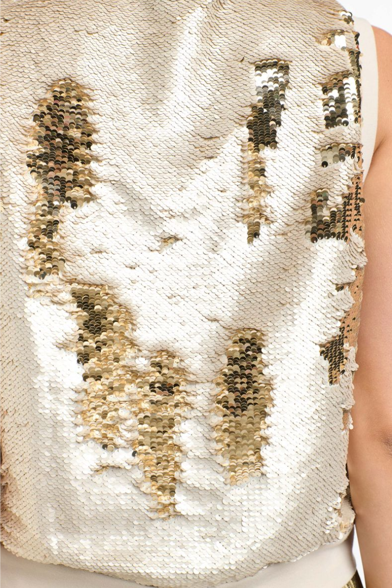 Shop Sequin Gold Tank by 365 Days - Origen Imports