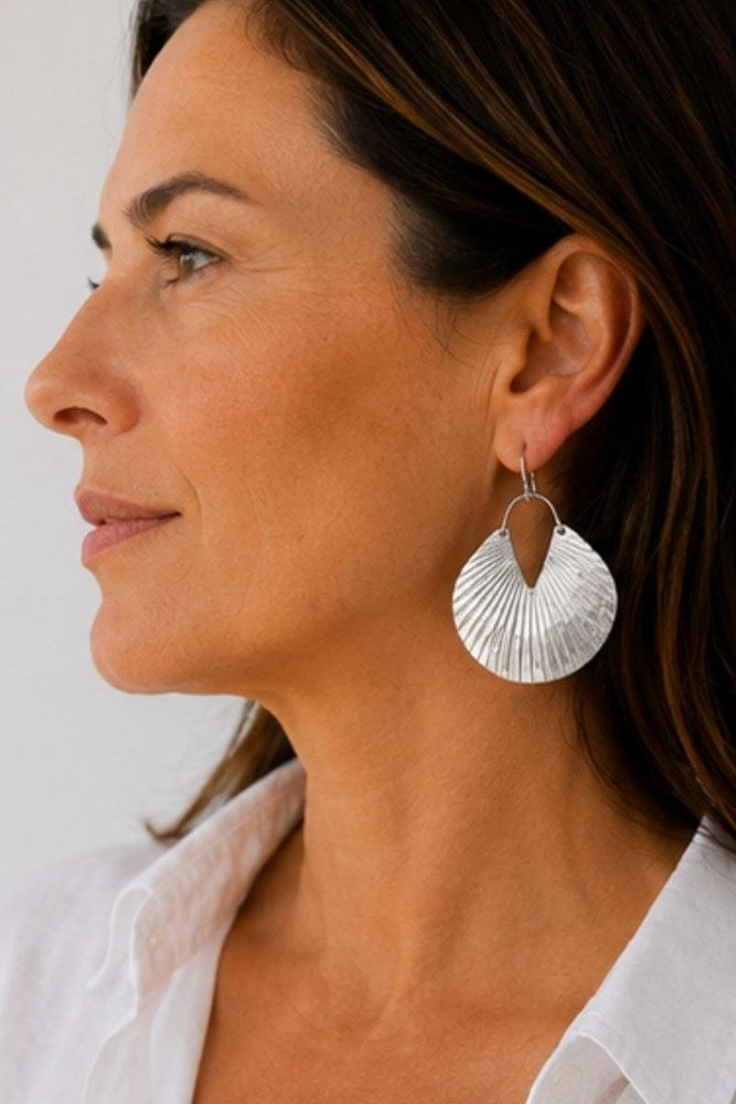 Shell Earrings in silver