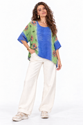 Silk Round Neck Top By Sarah Jane