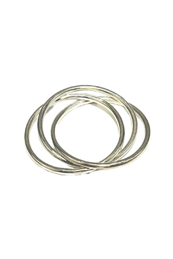 Silver Trio Bangles By Origen Imports