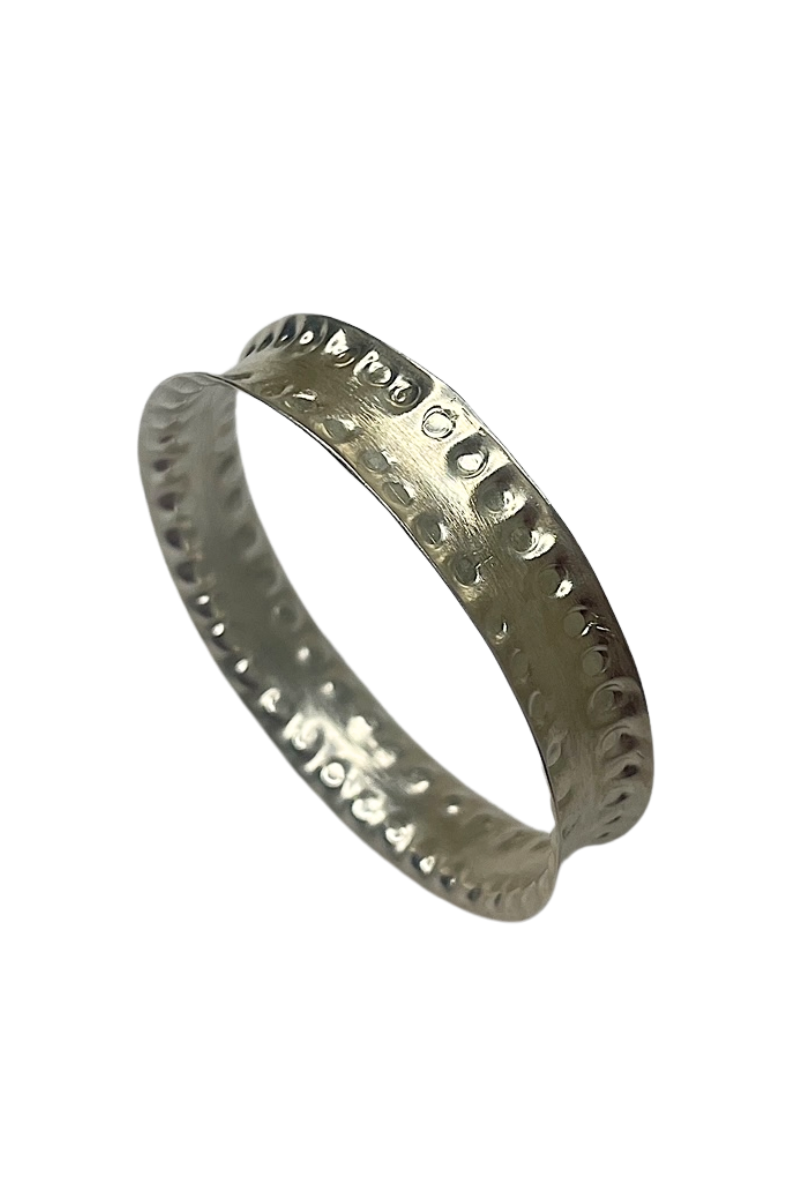 Shop Silver Detail Bangle - Origen Imports