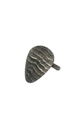 Shop Silver Engraved Brushed Detail Ring - Origen Imports