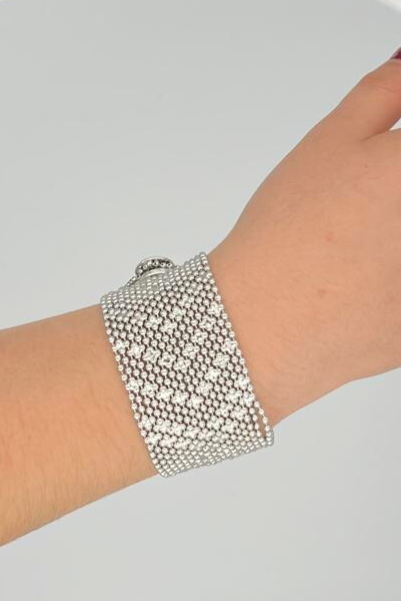 Shop Silver Mesh Bracelet by Origen Imports - Origen Imports