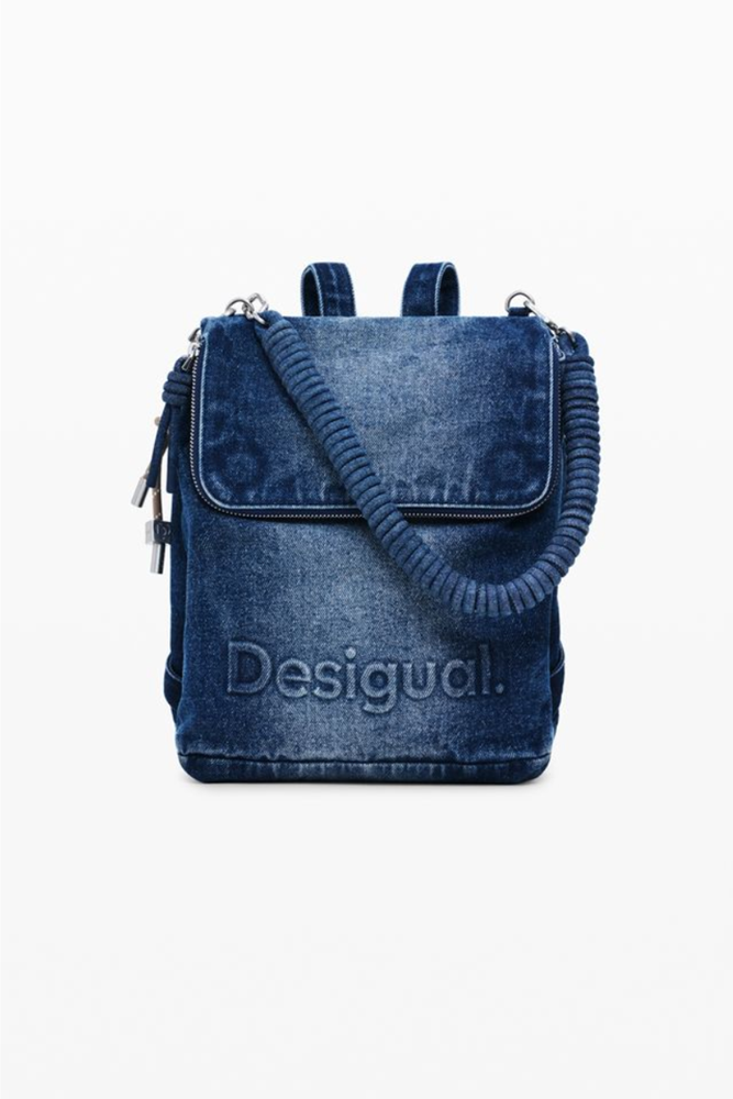 Shop Small Denim Backpack By Desigual - Origen Imports