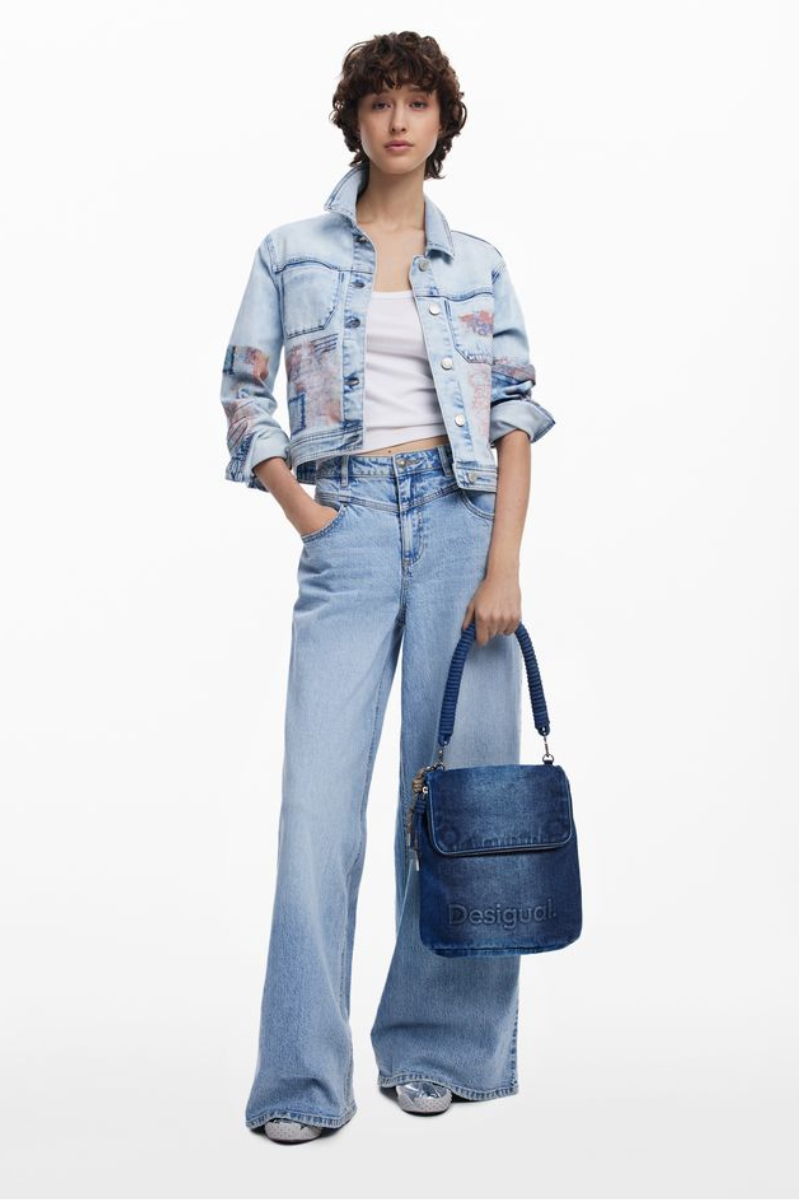 Shop Small Denim Backpack By Desigual - Origen Imports