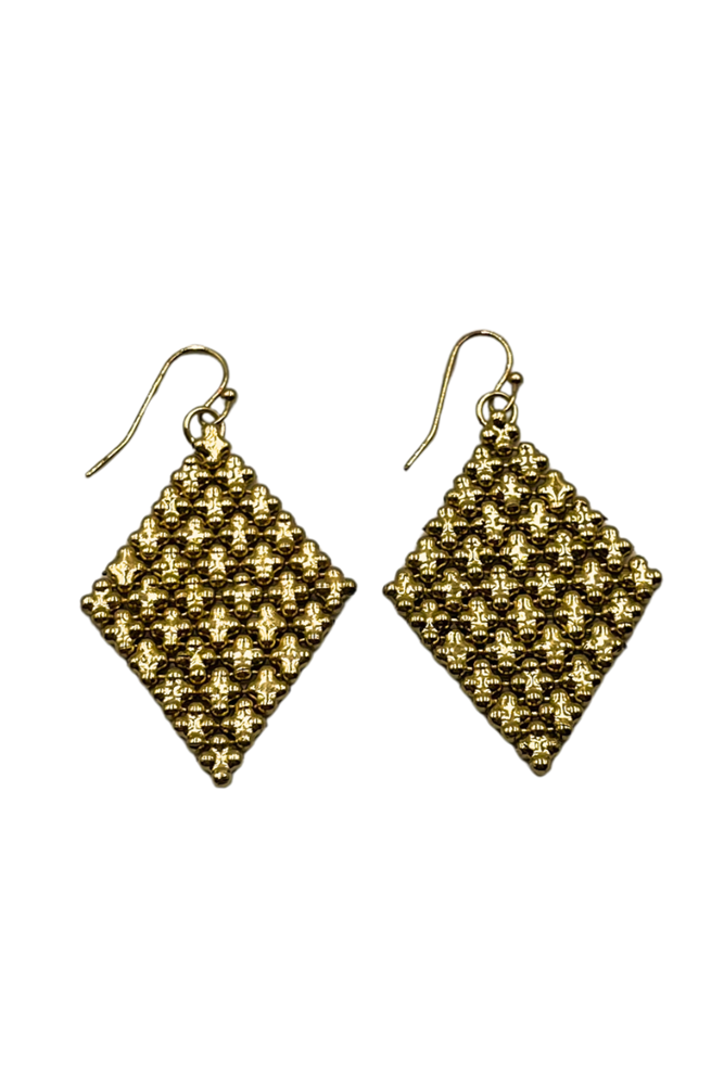 Shop Gold Small Triangle Drop Earrings By Origen - Origen Imports