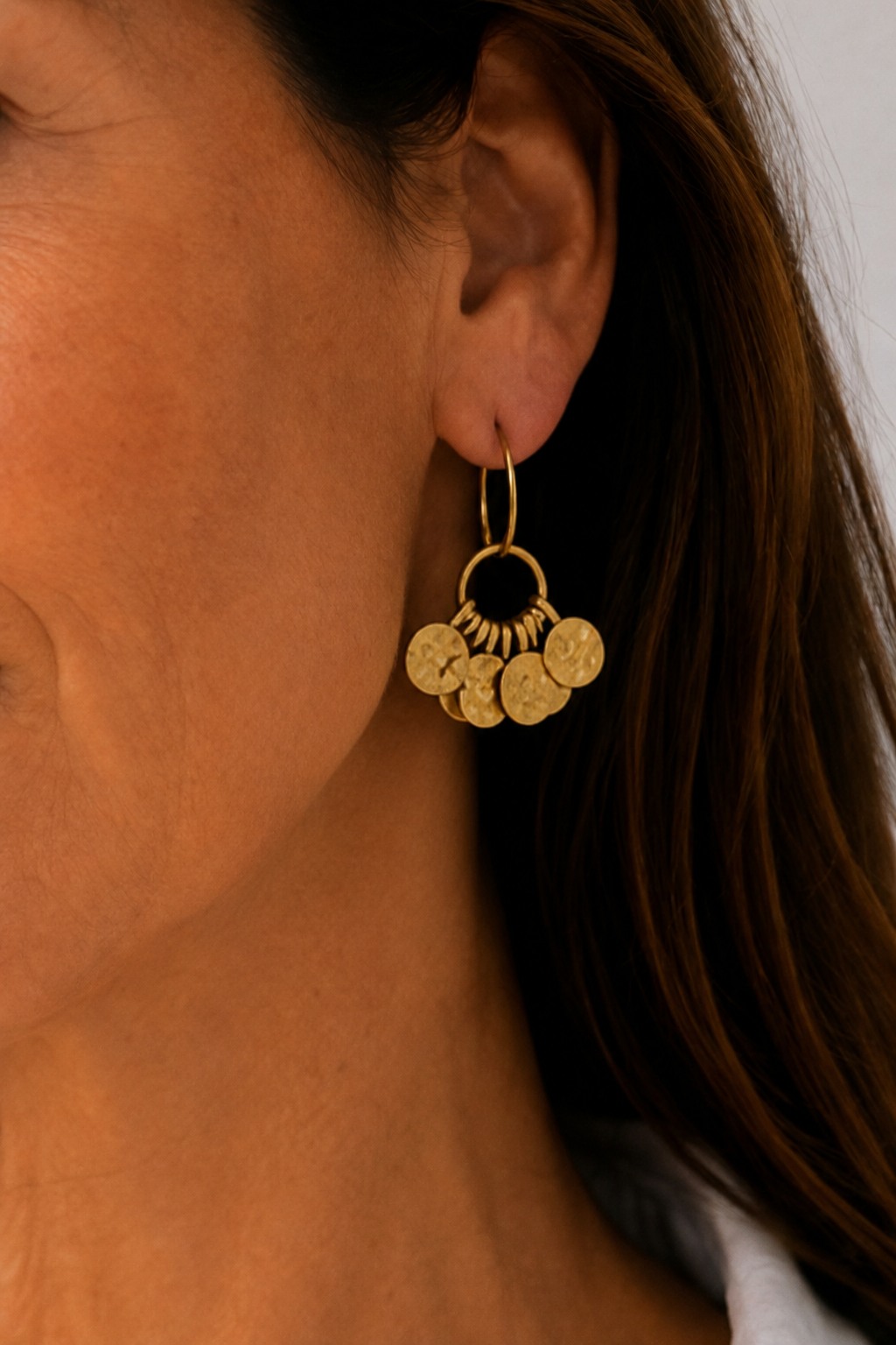 Gold Tassel Earrings