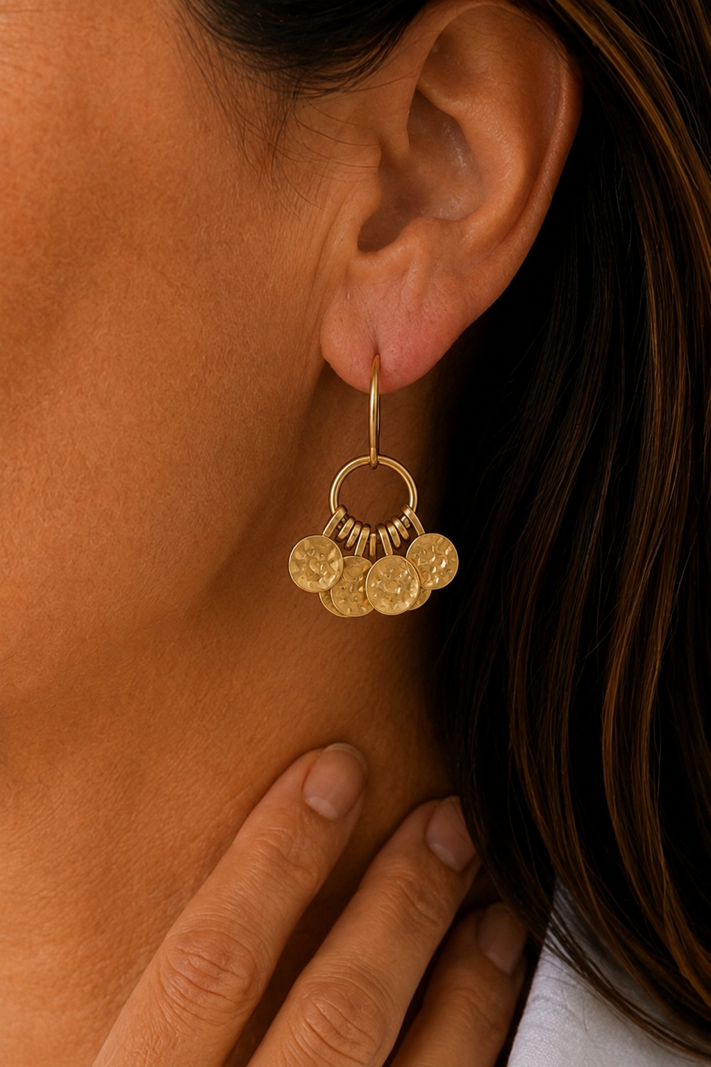 Gold Tassel Earrings
