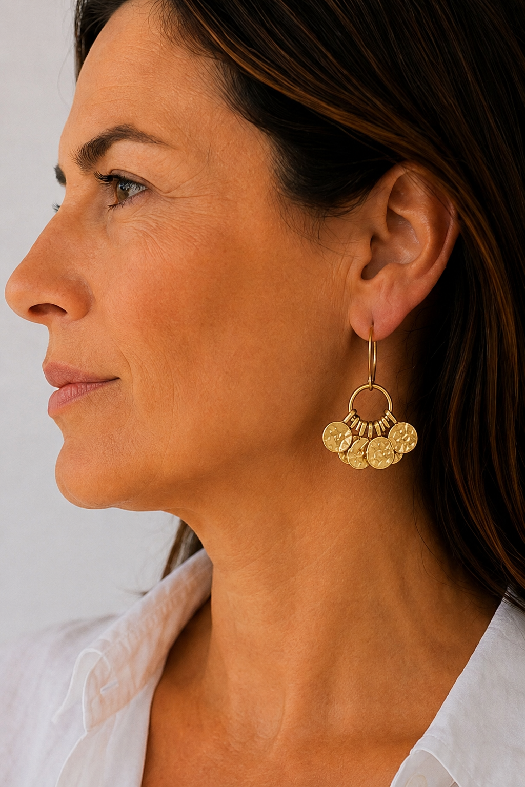 Gold Tassel Earrings