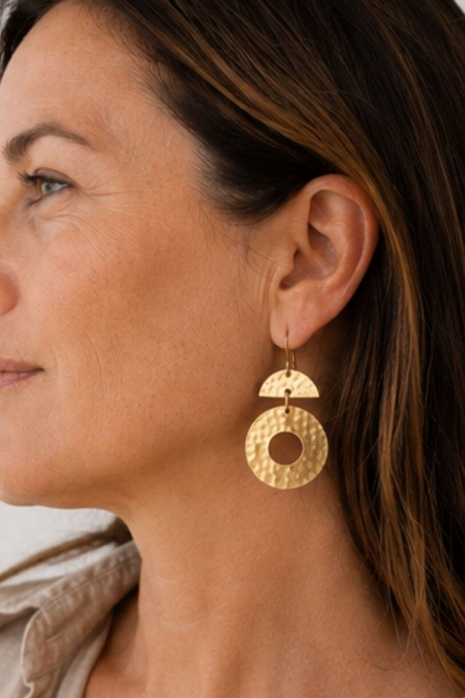 Halo Drop Earrings
