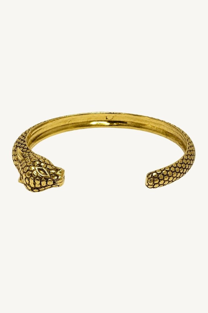 Gold Savannah Leopard Cuff