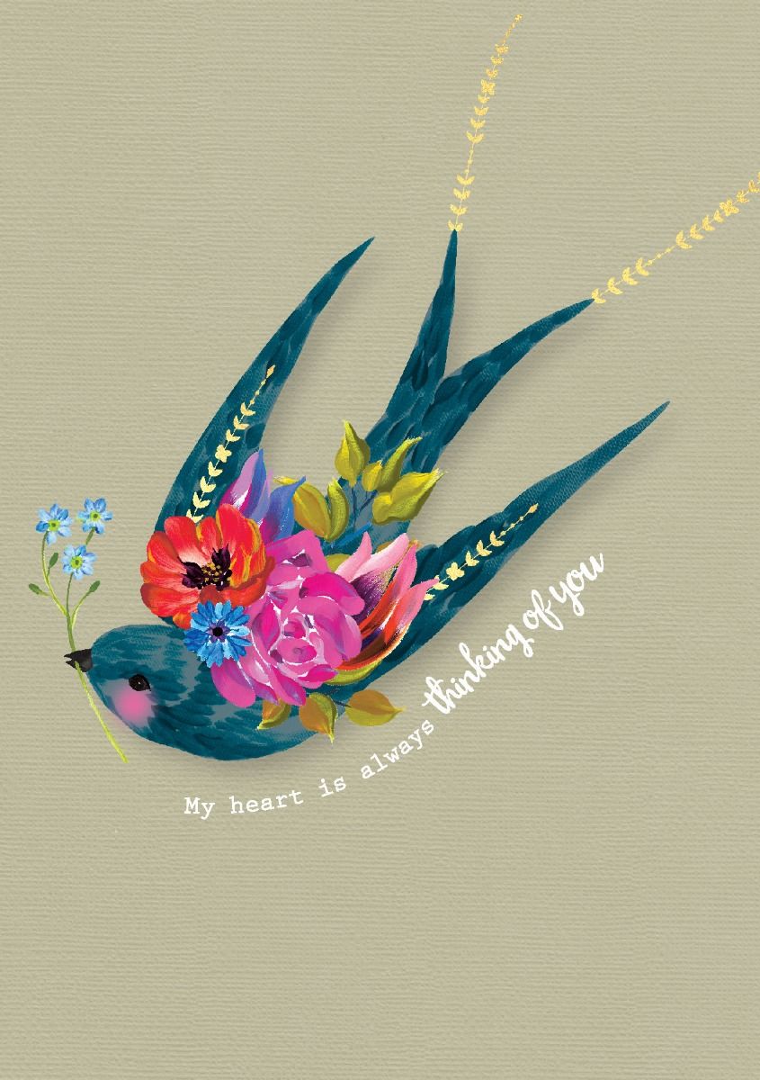 Thinking of You Greeting Card By Aero