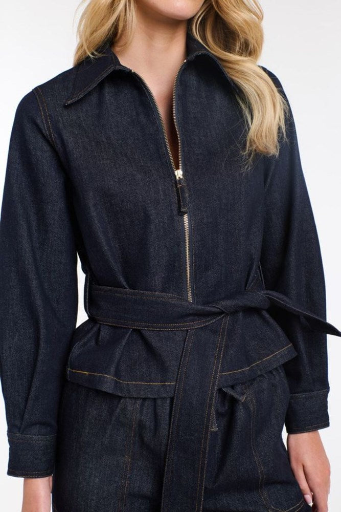 Tiffany Denim Jacket - Dark Denim