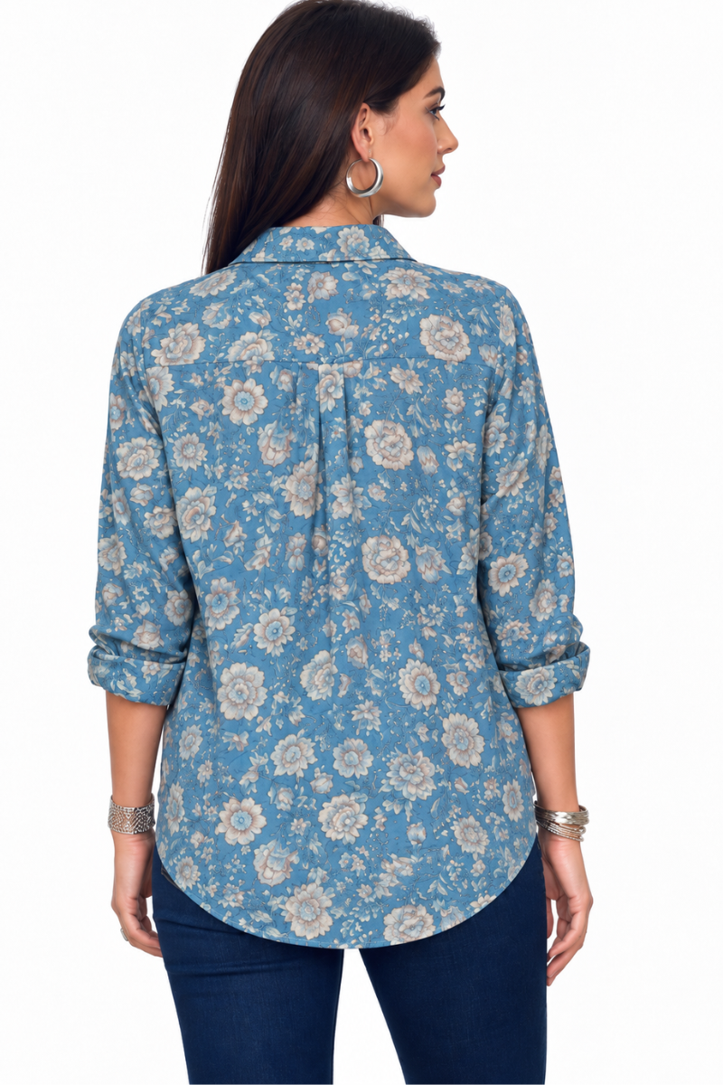 Mira Vintage Silk Shirt By Origen - Various Colours Available