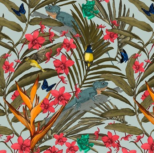 Tropicana Greeting Card By Aero